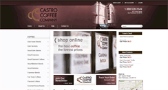 Desktop Screenshot of castro-coffee.com