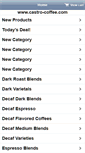 Mobile Screenshot of castro-coffee.com